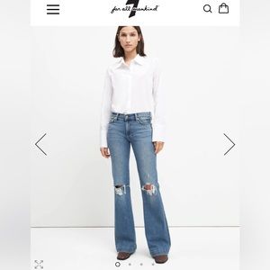 SEVEN FOR ALL MANKIND LUXE VINTAGE DOJO WITH DESTROY IN MUSE